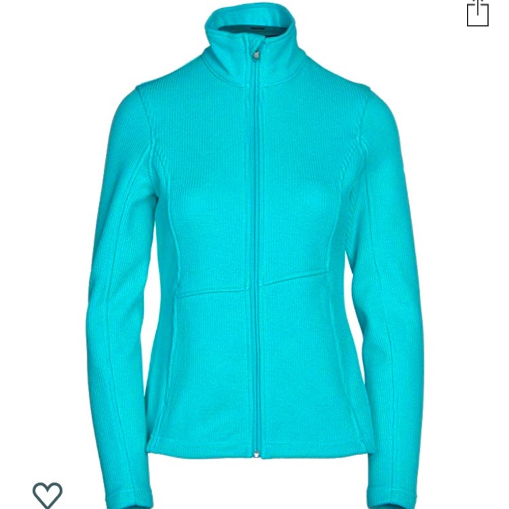 ๐ Spyder Women's Endure Full Zip Jacket Teal - Picture 2 of 6